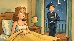 Barzelletta: Prima notte di nozze, lui in terrazzo