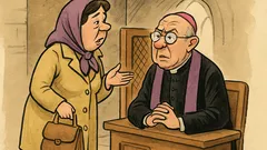 Barzelletta: Una signora va dal prete...