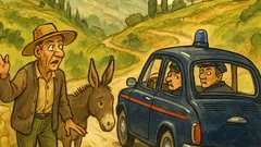 Barzelletta: un contadino ferma i carabinieri in retromarcia