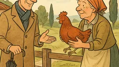 Barzelletta: Un milanese compra una gallina
