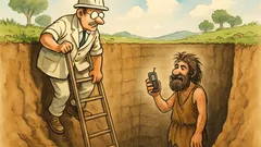 Barzelletta: scienziati italiani scavano, trovano niente