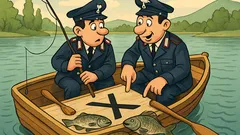 Barzelletta: due carabinieri affittano una barca