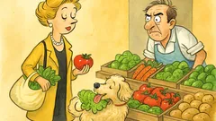 Barzelletta: Una signora chic dall’ortolano…