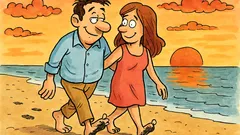 Barzelletta: L’amore è camminare al tramonto…