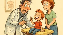 Barzelletta: Il dottore visita Pierino… e impallidisce