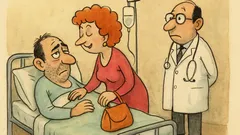 Barzelletta: Dottore, come va oggi, amore mio?