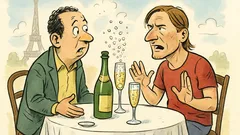 Barzelletta: In Francia ci beviamo un vino?