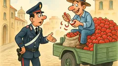 Barzelletta: un carabiniere e i semi d’intelligenza