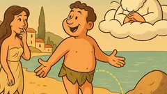 Barzelletta: Perché l’uomo fa pipì in piedi?